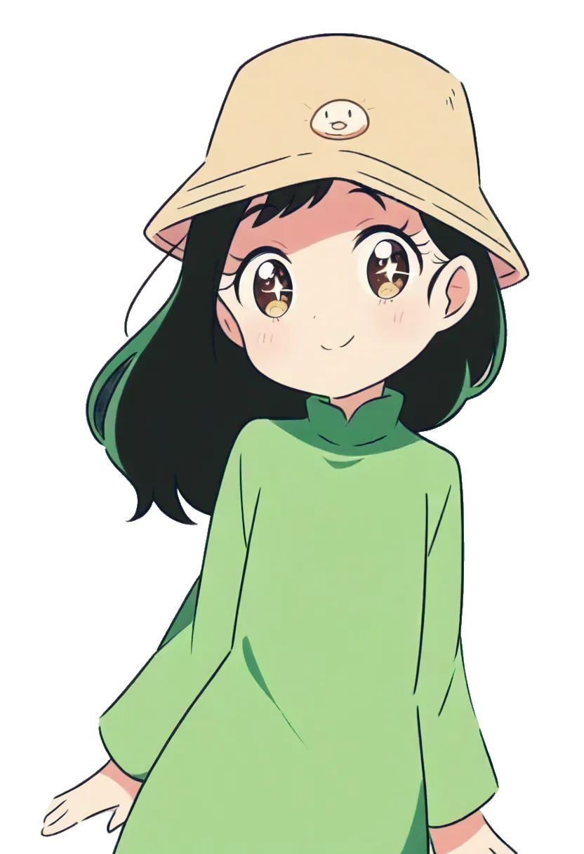 Mai, a friendly girl character